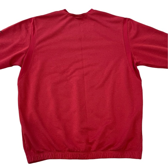 Nike Golf Therma-Fit Fleece Pullover Sweater XL Dark Red - Picture 2 of 6